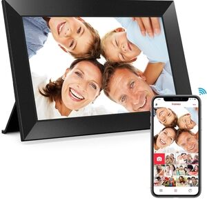 Frameo 10.1" WiFi Digital Picture Frame HD Touch Screen, App Sharing